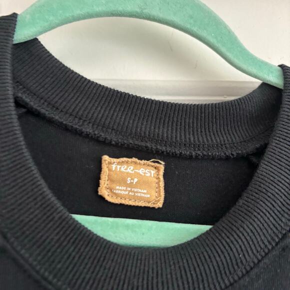 Free-est by Free People Brentwood Maxi Puff Sleeve Sz SP Cotton Basic Minimalist - Picture 4 of 13